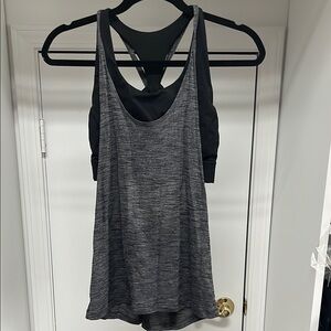 Lululemon Athletica Gray Sleeveless Tank Top